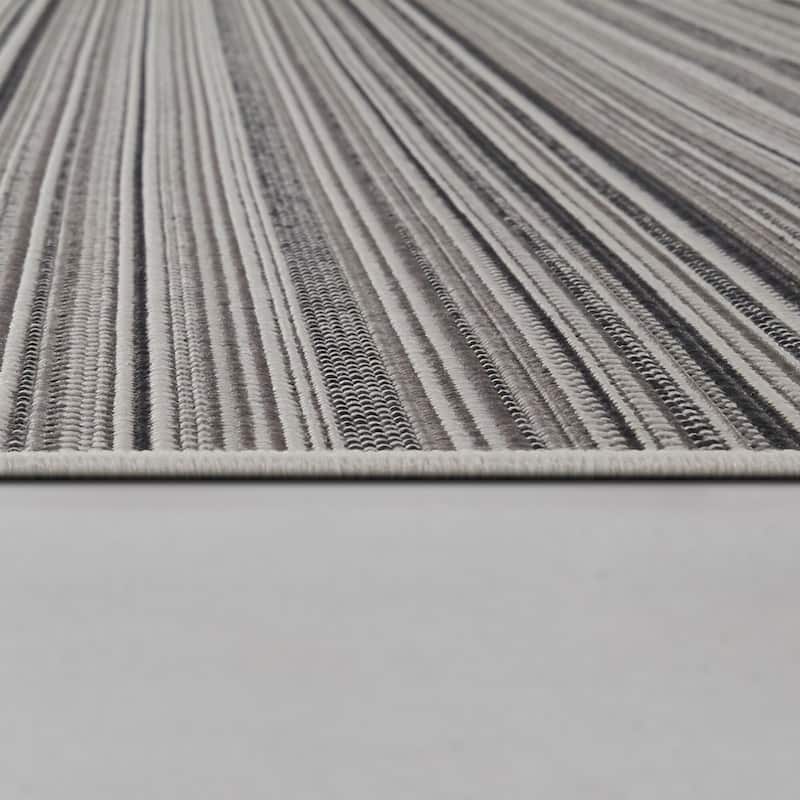 Huxley Striped Patio Indoor/Outdoor Area Rug