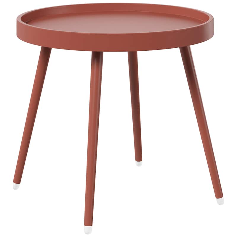 Frond and Form 3-Piece Outdoor Patio Chair With Side Table