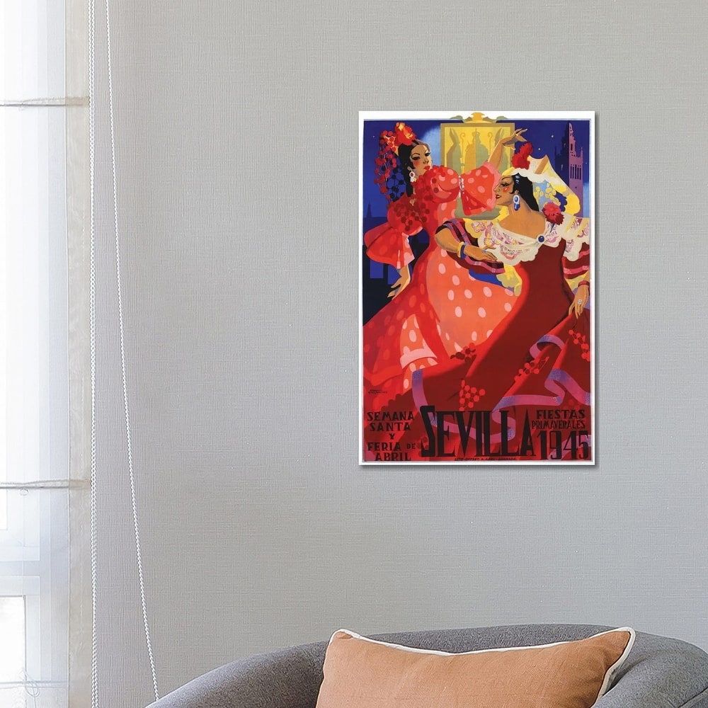 iCanvas "Sevilla, 1945" by Vintage Apple Collection Canvas Print