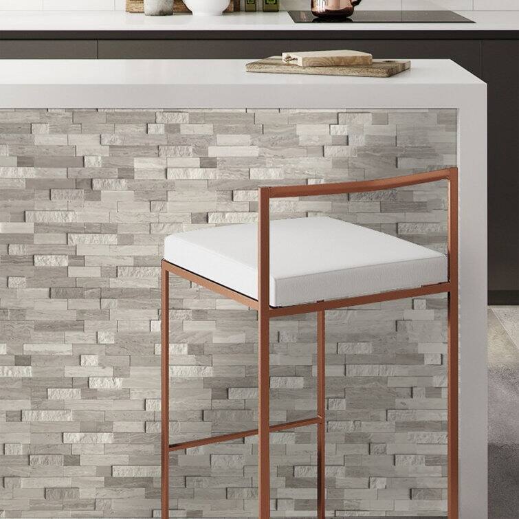 3D 11.5" x 10.7" Natural Stone Peel & Stick Mosaic Tile
