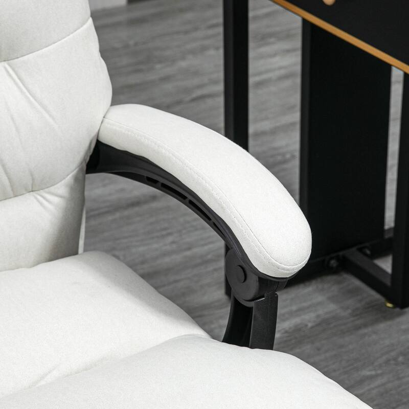 Vinsetto Microfibre Vibration Heated Reclining Massage Office Chair
