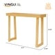preview thumbnail 15 of 27, Modern Console Table Solid Wood for Entryway or Hallway Decor