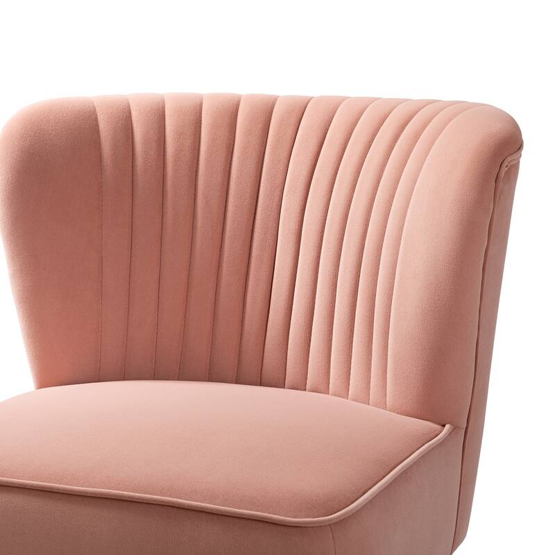 Barto Upholstered Side Chair with Tufted Back Set of 2 by HULALA HOME