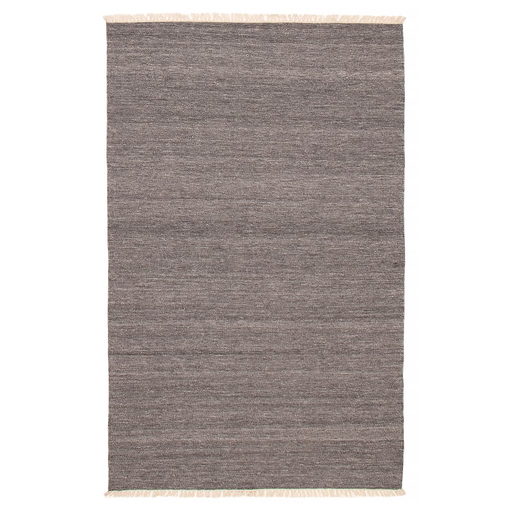 Boho Grey Kilim 4'11" x 7'11" - 4'11 x 7'11