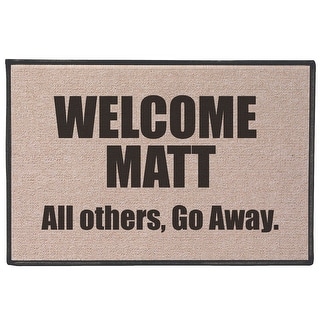 Shop Welcome Matt Funny Quirky Humorous Doormat - Fits ... Printed on natural coir, this door mat is an environmentally friendly way to send a fun message.