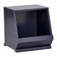 preview thumbnail 182 of 184, Riley Modular Stacking Storage Bins by iNSPIRE Q Junior 1 Box - Charcoal Black