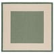 preview thumbnail 19 of 133, SAFAVIEH Courtyard Sherrie Border Indoor/ Outdoor Waterproof Patio Backyard Rug 5'3" Square - Beige/Dark Green