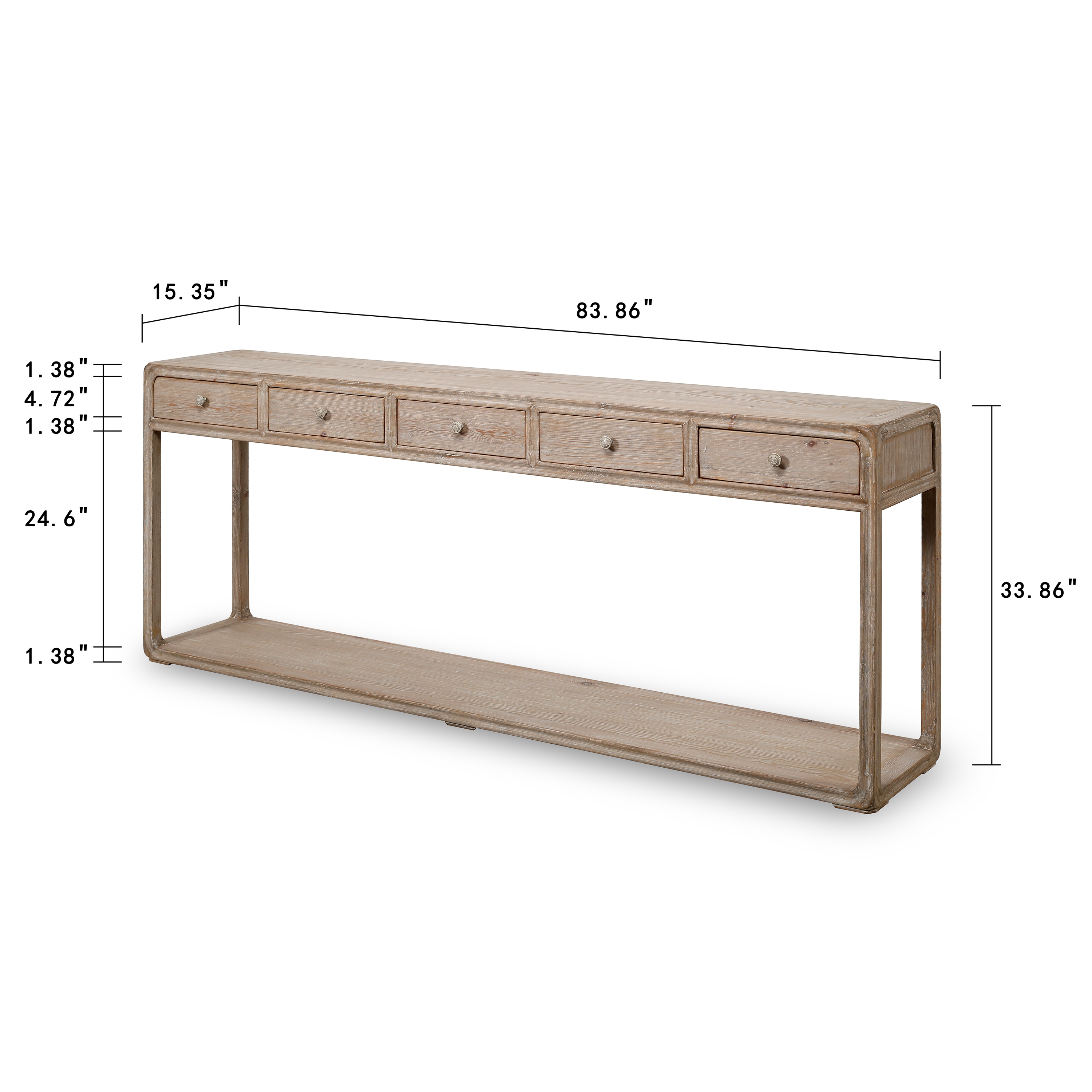 84 inch store sofa table