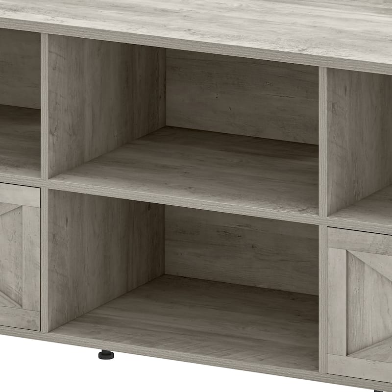 Moasis 70"W Farmhouse TV Stand with Lights