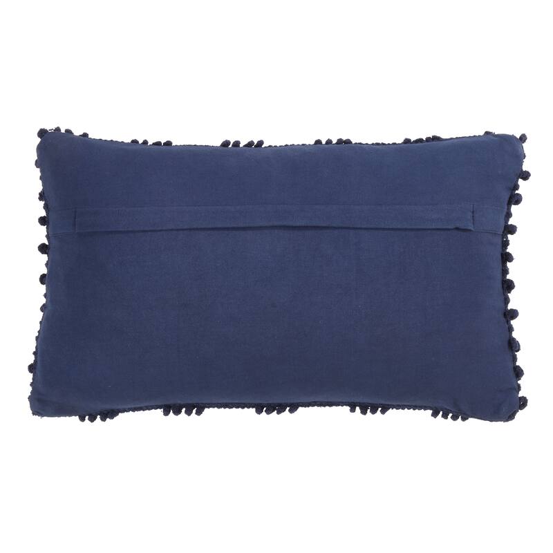 Nubby Design Down Filled Throw Pillow