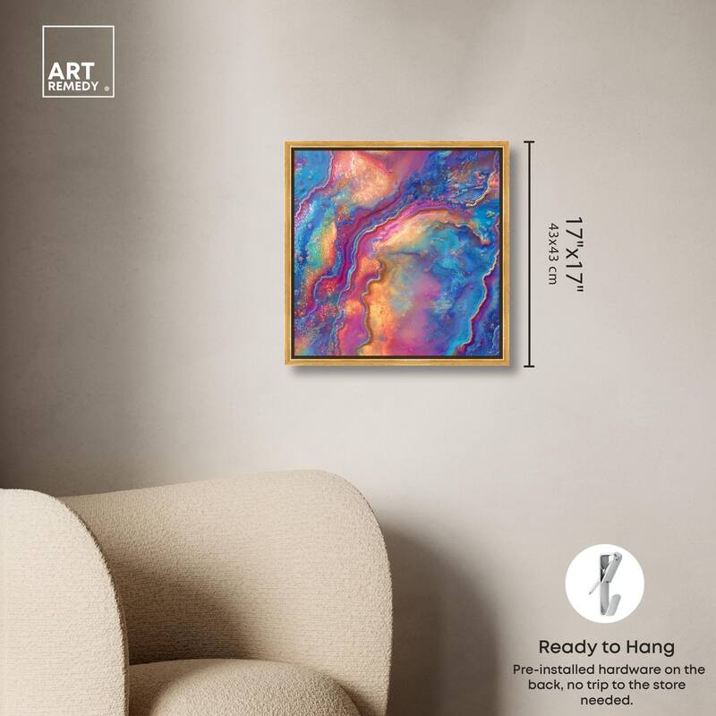 Glittering Spectrum II Canvas by Art Remedy