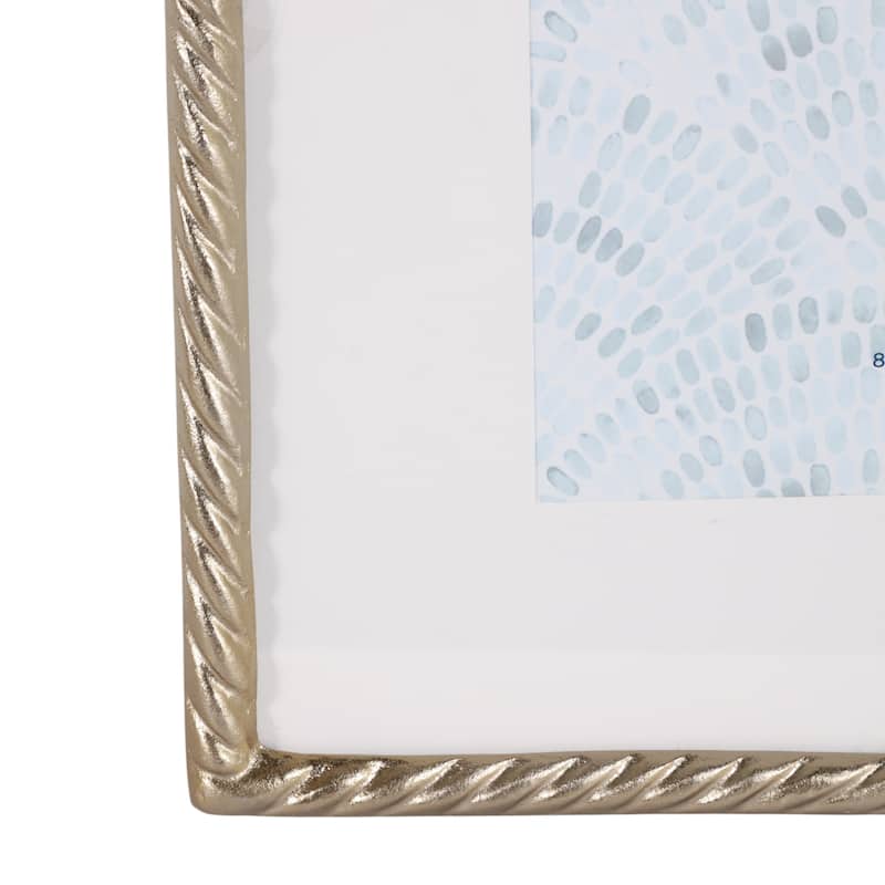 Metal Wood Picture Frame Modern Decorative Textured Design Home Decor