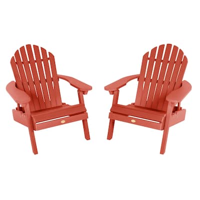 Highwood Hamilton Reclining Adirondack Chairs (Set of 2)