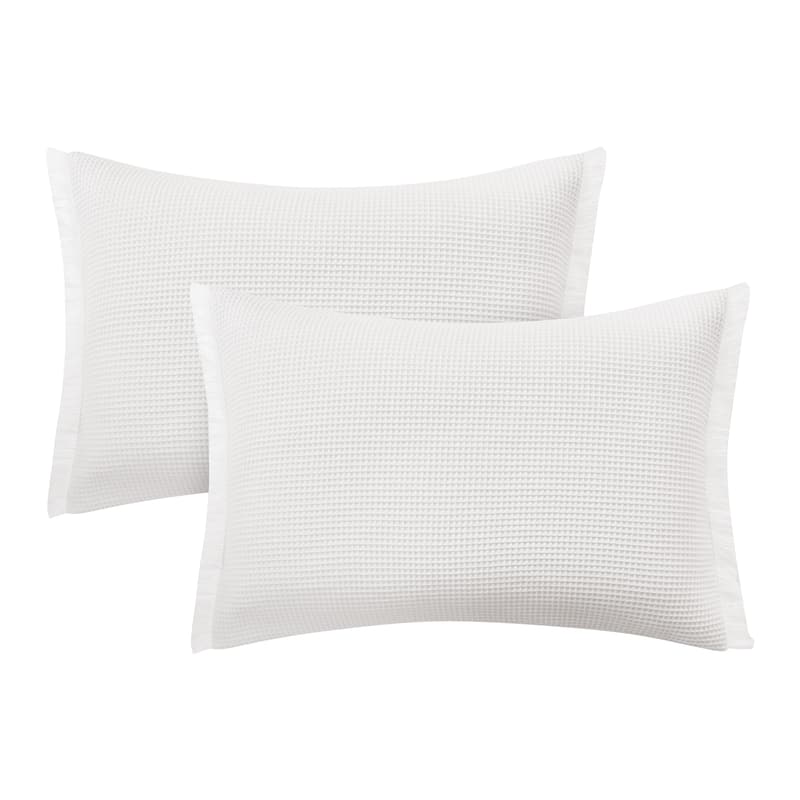 Charlotte 3 Piece Reversible Waffle Comforter Set