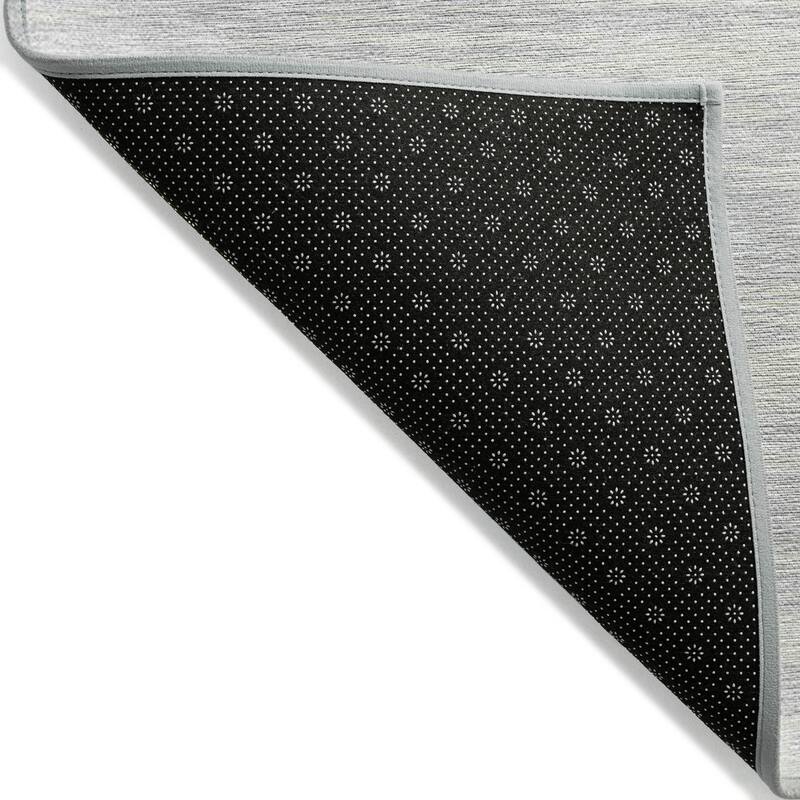 Machine Washable Indoor/ Outdoor Casual Ombre Chantille Rug