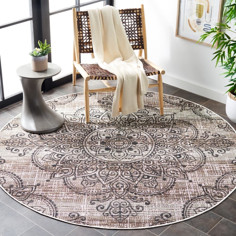 SAFAVIEH Havana Jevdoka Medallion Indoor/ Outdoor Waterproof Rug