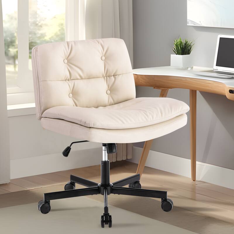 Larger Size 360 Swivel Home Office Desk Chair with Wheels