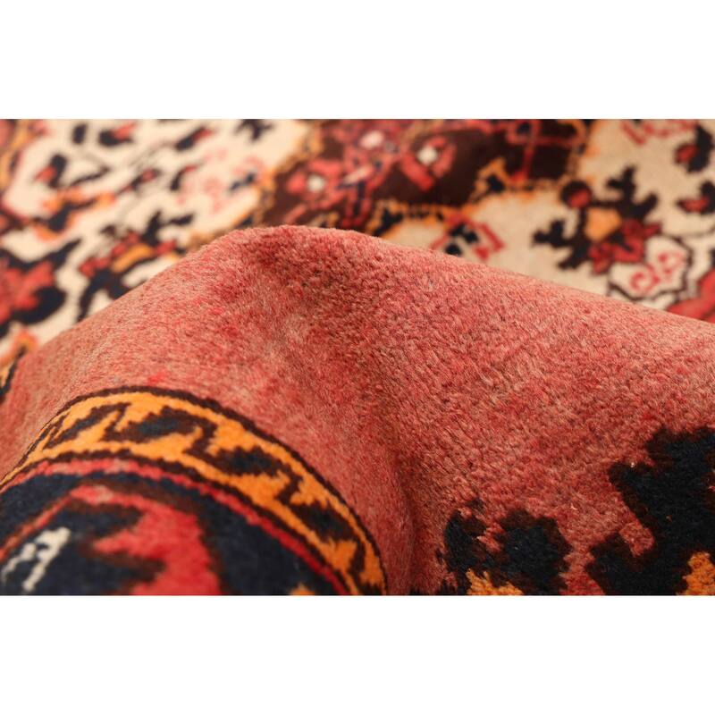 ECARPETGALLERY Hand-knotted Melis Vintage Dark Copper Wool Rug - 4'4 x 6'7