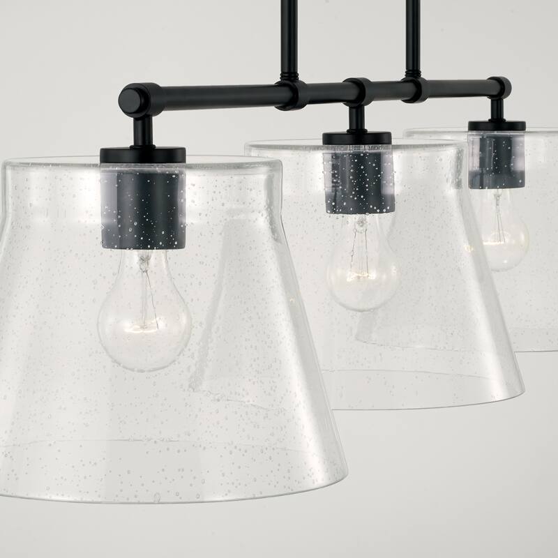 Baker 3-light Island Fixture/ Linear Chandelier