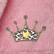 preview thumbnail 18 of 18, Sweet Kids 100% Polyester SUPER PLUSH Double Brushed Hooded Bathrobe - CHEETAH CROWN