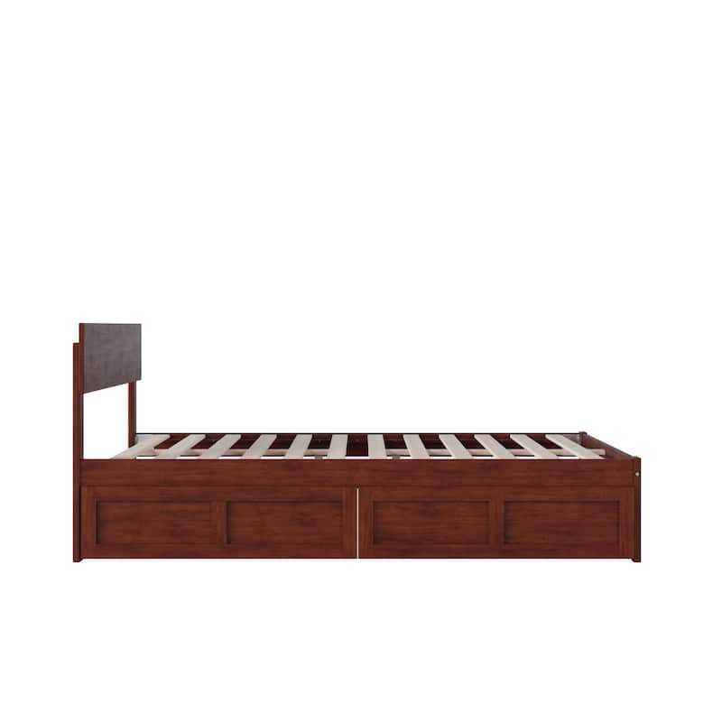 AFI Boston Platform Bed with Storage Drawers