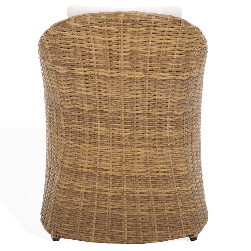 SAFAVIEH Couture Melbourne Wicker Outdoor Dining Chair - 26"W x 27"D x 34"H
