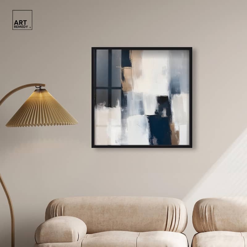 Blue Mood Depth II Shadowbox by Art Remedy