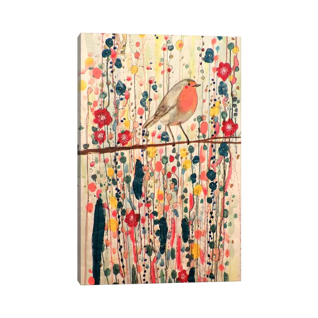iCanvas "Je Ne Suis Pas Qu'un Oiseau" by Sylvie Demers Canvas Print