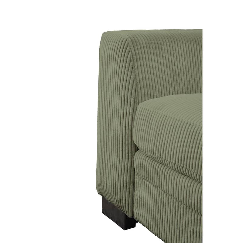 9 PCS Corduroy Flexible Combination Sectional Sofa