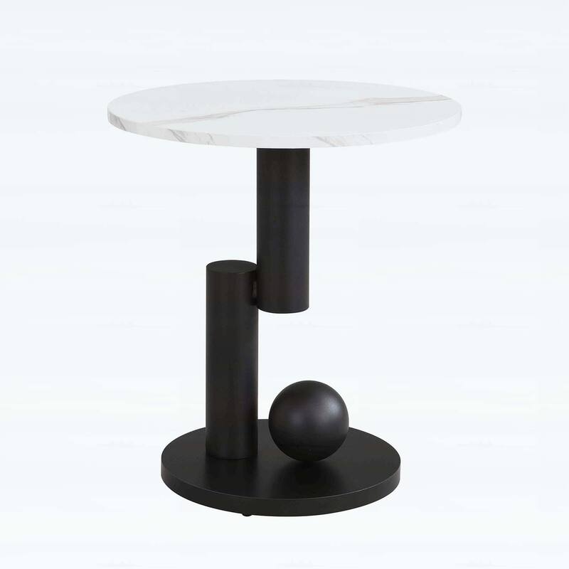 Nesting Coffee Table Set of 2,Elegant and Functional with Storage for Modern Living Rooms,Oval and Round Design