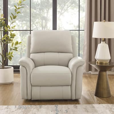 Hydeline Erindale Zero Gravity Power Recline and Headrest Top Grain Leather Recliner