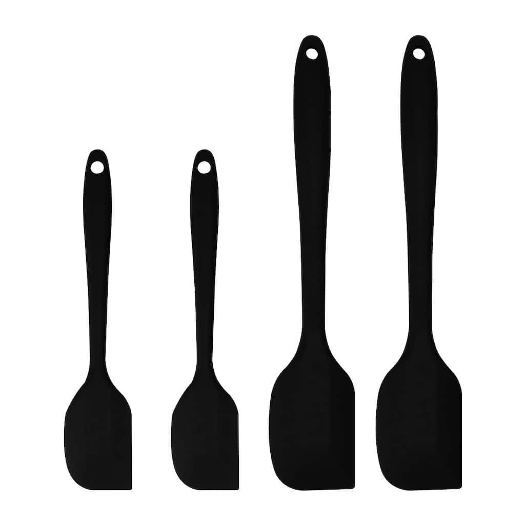 4 Pcs Silicone Spatula Set Heat Resistant Non Stick for Cooking