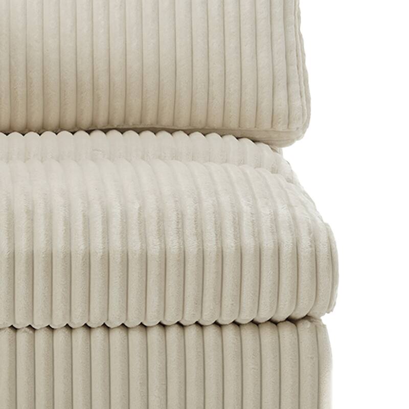 Plush Faux Fur Accent Sofa Chair