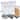 Cheer Collection Set of 6 Uniform Size Airtight Food Storage Containers