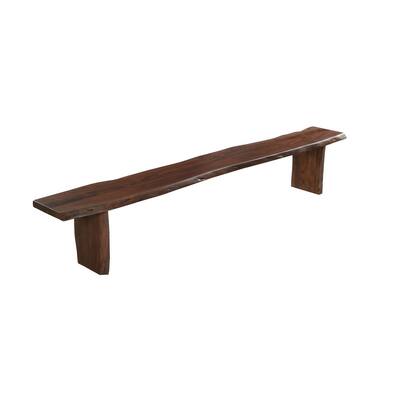 Cedar Live Edge Solid Wood Dining Bench