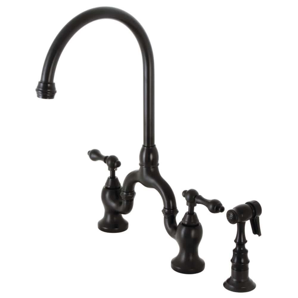 Kingston Brass English Country 1.8 GPM Bridge Kitchen Faucet -