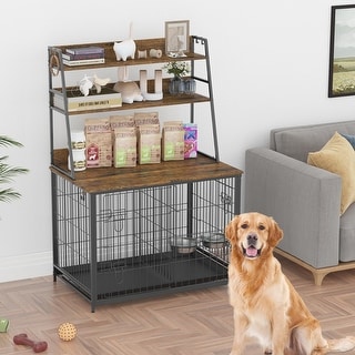 Thumbnail for Under Bed Dog Crate Storage Shelves For Toys And Supplies