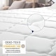 preview thumbnail 5 of 6, 14" Hybrid Mattress - Bamboo Charcoal Gel Memory Foam & 5-Zone Pocket Coil Support, Medium Firm, 100-Night Trial