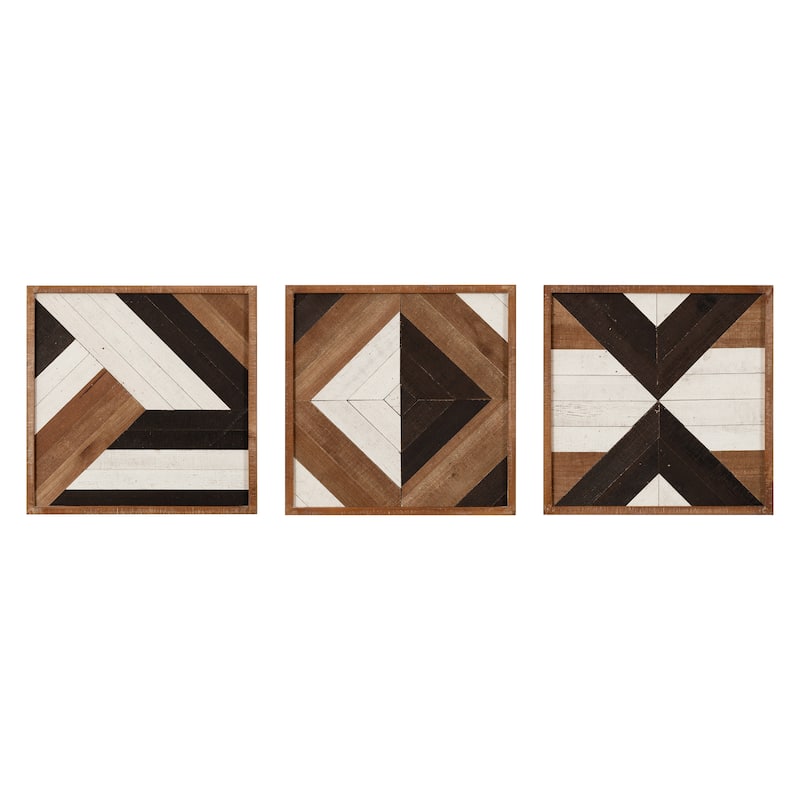 Kate and Laurel Ballez Wood Plaque Art Set