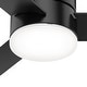 preview thumbnail 7 of 24, Hunter 52" Minimus Modern Sleek Low Profile Ceiling Fan with LED Light, Handheld Remote - Contemporary, Transitional