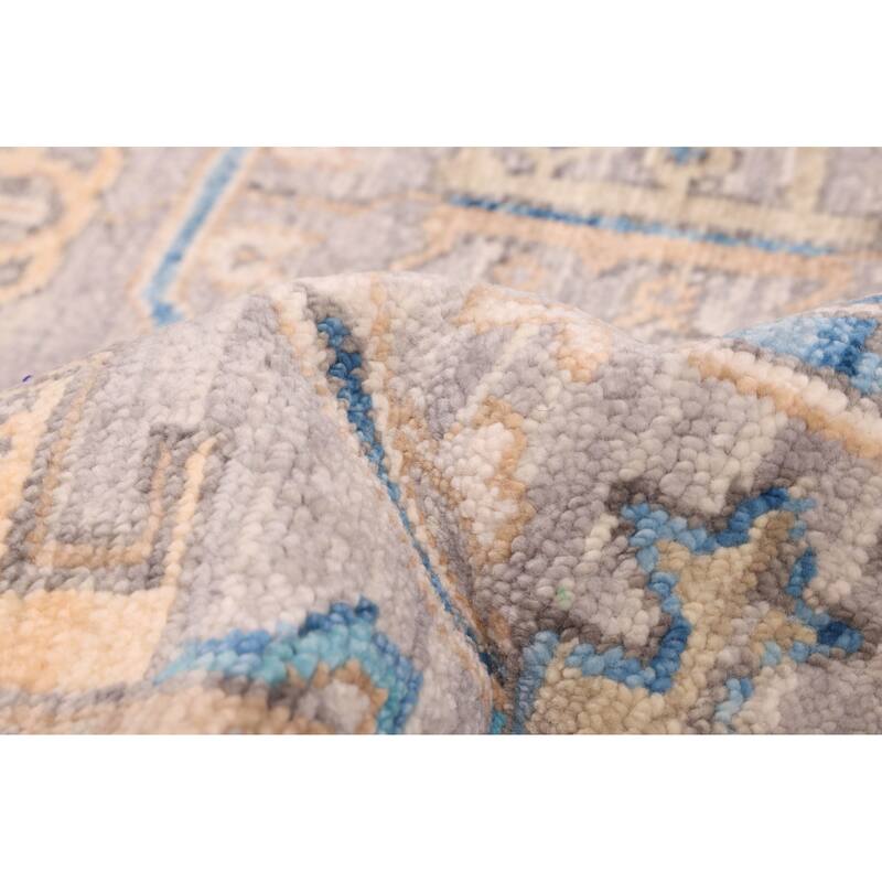 ECARPETGALLERY Hand-knotted Jules Serapi Grey Wool Rug - 9'1 x 11'9