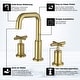 preview thumbnail 32 of 33, Widespread Bathroom Sink Faucet Double Handle Bathroom Sink Faucet