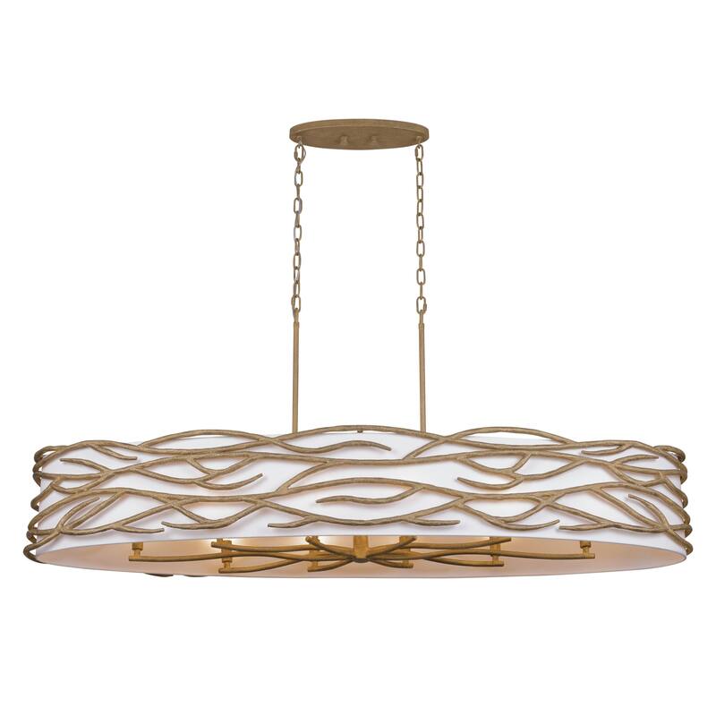 Minka Lavery 3717 Branch Reality 10 Light 60" Wide Linear Chandelier