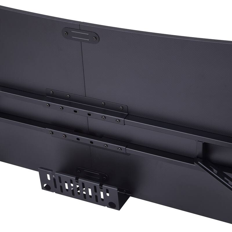 Black Gaming Desk Computer Desk with Free Full Mouse Pad & USB Charger