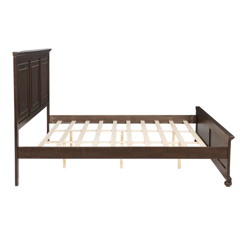 King Size Bed with Tall Headboard & Footboard