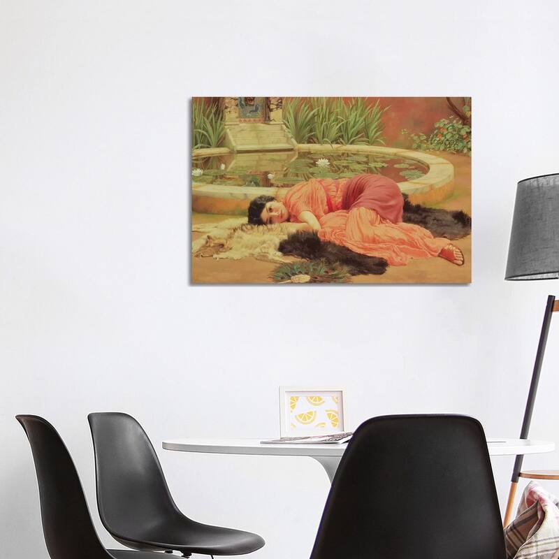 iCanvas "Dolce Far Niente, 1904 " by John William Godward Canvas Print - 26x40x1.5