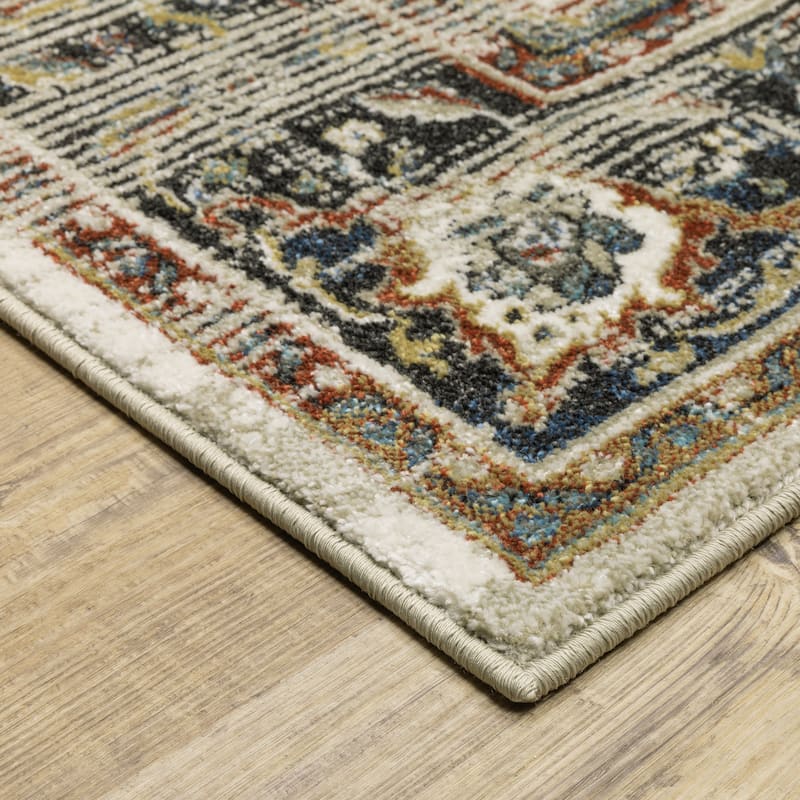 Vista Home Vance Bohemian Medallion Beige/Cream Area Rug