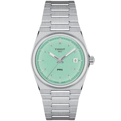 Tissot Men's T-Classic PRX Light green Dial Watch - T1372101109100 - Light green - 6 (36)