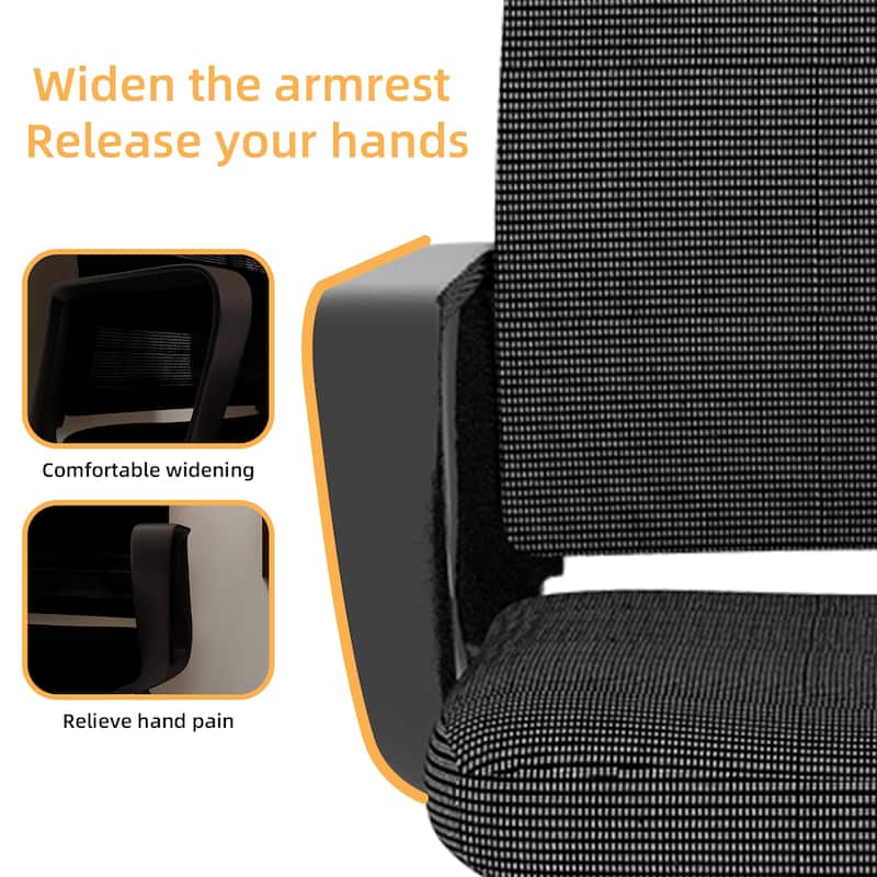 Roomfitters Minimalist Modern Office Chair - Metal Frame, Soft & Comfortable, Home & Office Use