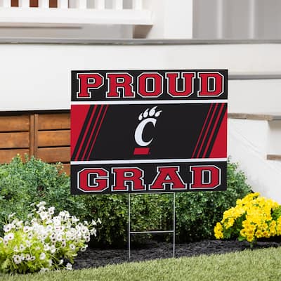 University of Cincinnati 24" x 18" Graduation Coroplast Outdoor Yard Sign